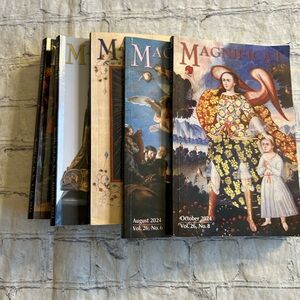MAGNIFICAT LOT OF (5) PAPERBACK SMALL CATHOLIC LENTEN RELIGIOUS BOOKS